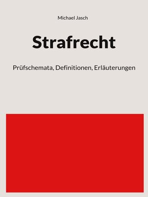 cover image of Strafrecht
